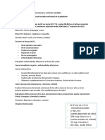 Estrategia Nacional de Alimentación y Nutrición Saludable