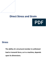 Direct Stress and Strain