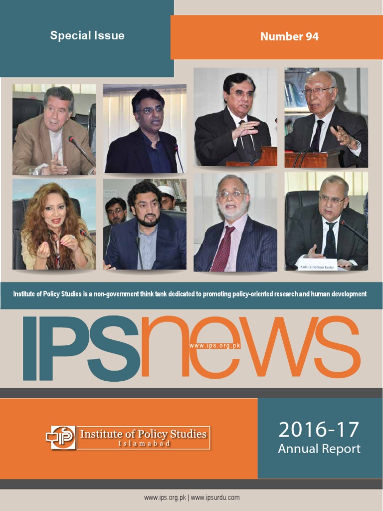 Annual Report 2016-17: IPS Overview | PDF | Pakistan | Federally ...