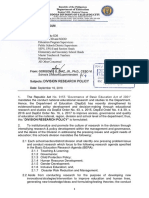 Memorandum On Division Research Policy