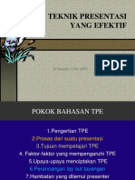 Teknik Presentasi Efektif
