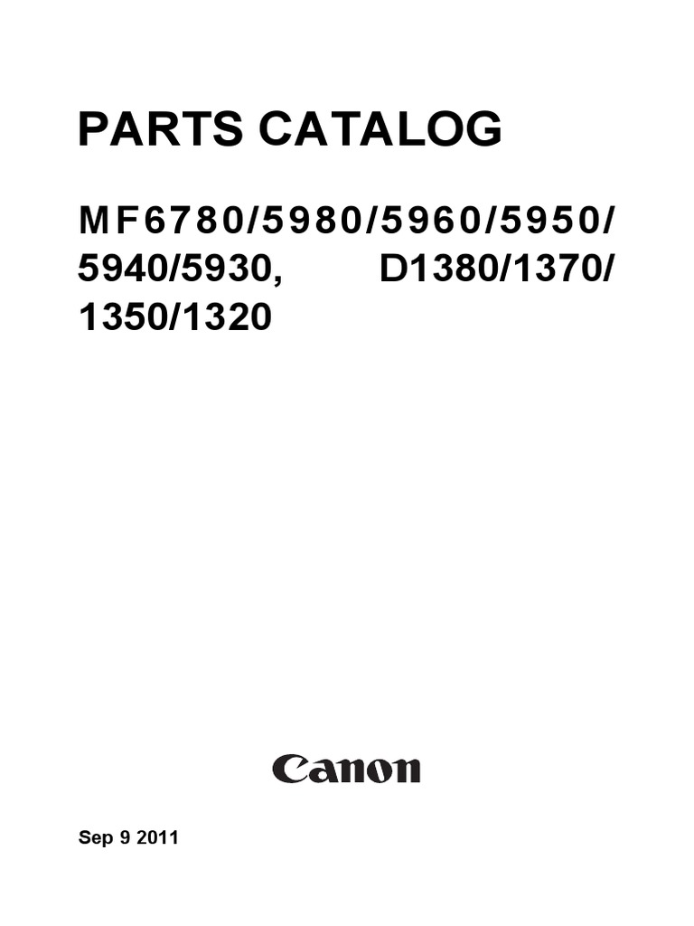 MF5900Series PC | PDF | Screw | Equipment
