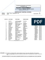 Room Assignment September 2018 Med Tech PDF