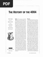 History of 4004