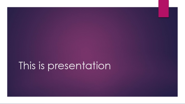 Presentation Overview and Insights | PDF