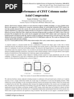 Analytical Performance of CFST Columns Under Axial Compression