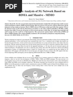 Performance Analysis of 5G Network Based On BDMA and Massive - MIMO