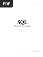 SQL Tutorial PDF