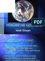 Pertemuan 1 (Pengantar Geofisika)