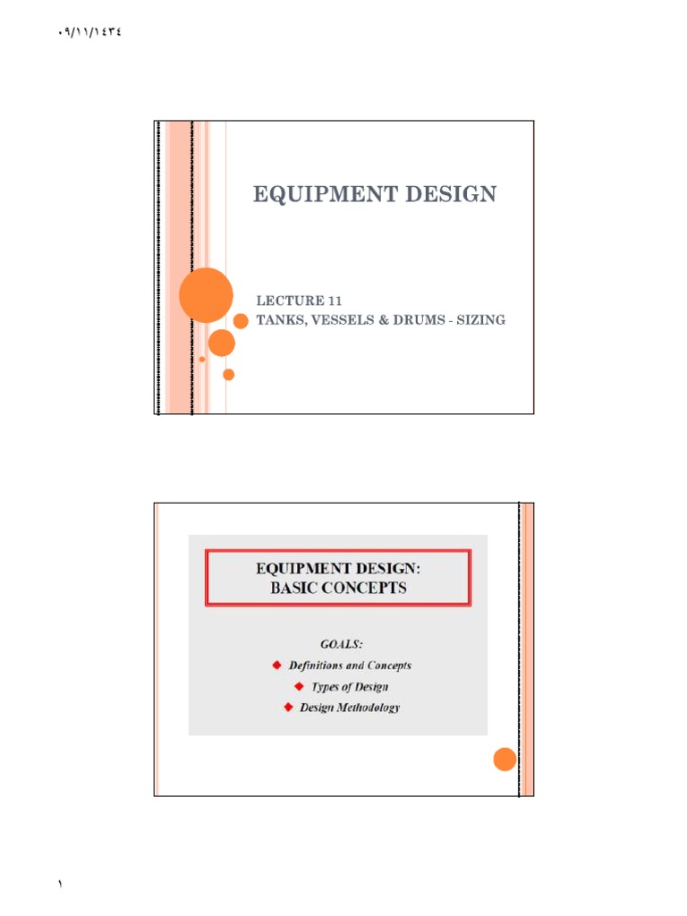 Equipment Design Lecture 11 | PDF