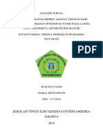 Analisis Jurnal - Pengaruh Kompres Hangat Jahe