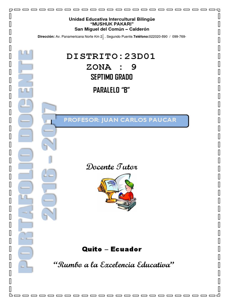 Carátulas para Portafolio Docente 2025 | PDF | Comunidad ...