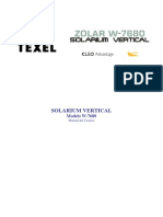 Manual Solarium Vertical