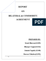 Bilateral and Commodity Agreement