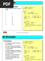 An Example: Compute Squares