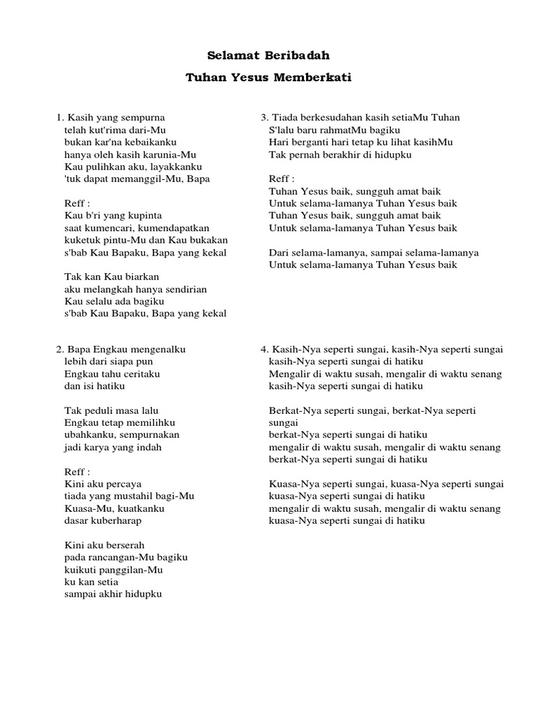 Lirik Lagu Bapa Engkau Mengenalku