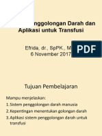 2.2.6.1 Sistem Penggolongan Darah dan Aplikasi untuk Transfusi Darah.ppt