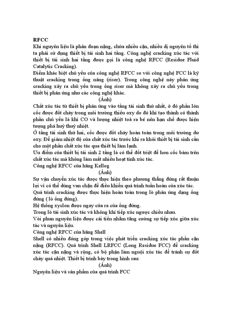 RFCC | PDF