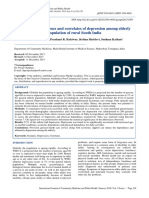 A Study On Prevalence and Correlates of Depression Among Elderly Population of Rural South India