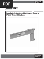 Spare Parts, Instruction and Maintenance Manual For Spanco Model 300 Jib Cranes