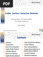 Visible Surface Detection