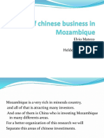Chinese Investment in Mozambique's Key Sectors