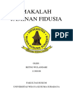 Makalah Jaminan Fidusia Oleh Retno Wulan