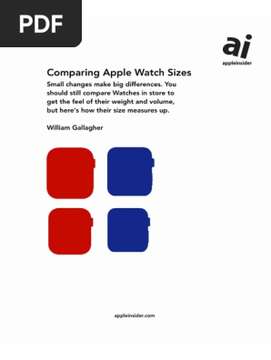 Apple Watch Series 4 Versus Older Model Printable Guide