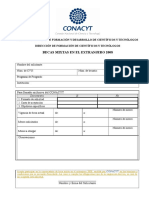 Formato Solicitud Beca Mixta 2008