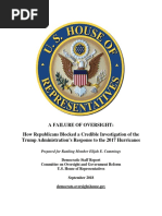 A Failure of Oversight - House Oversight Democratic Report