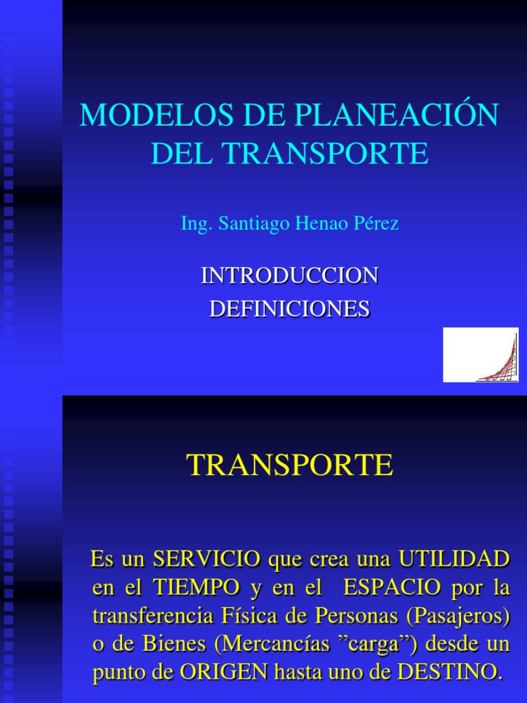 Evolución y Planeación del Transporte | PDF | Transporte | Planificación