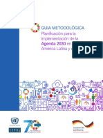 Guía Metodológica Planificación para La Implementación de La Agenda 2030 en América Latina y El Caribe