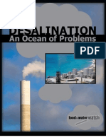 Desalination an Ocean of Problems