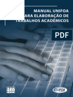 Manual UniFOA para Elaboração de Trabalhos Acadêmicos PDF