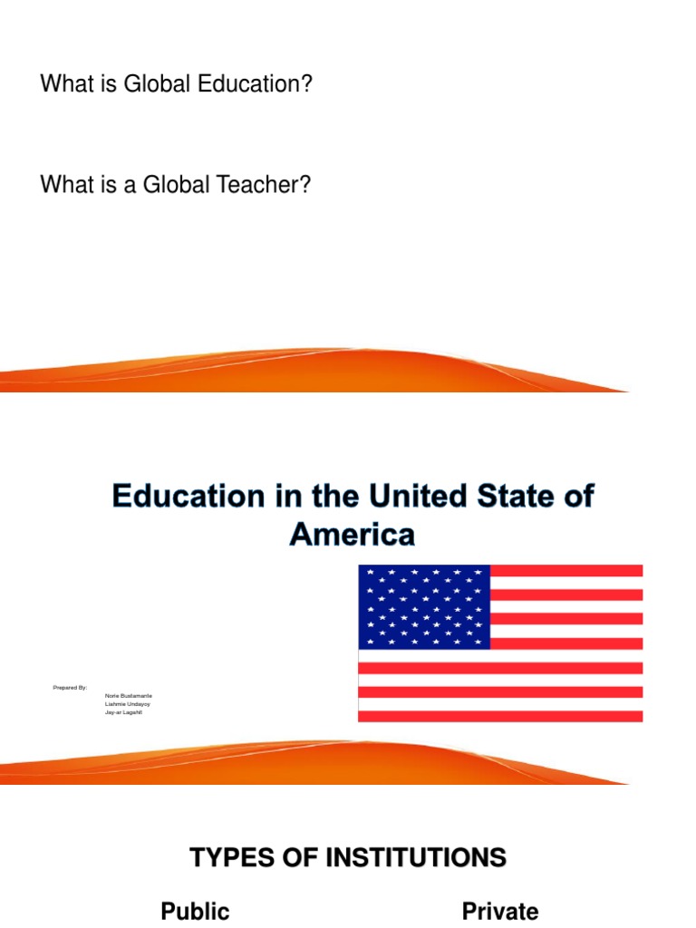 Education in The United State of America | PDF | Postgraduate Education ...