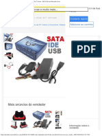 Cabo Adaptador Usb 20 Ide Sata Hd Dvd Conversor Pc C Fonte - R$ 32,90 em Mercad