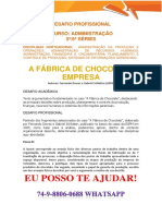 Anhanguera Adm 5 e 6 a Fabrica de Chocolate