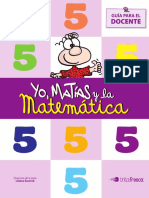 Guia Docente Yo Matías y La Matemática 2015 (5ºgrado)