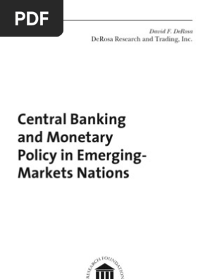 Central Banking And Monetary Policy In Emerging Markets - 