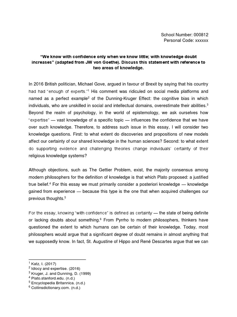 Theory of knowledge picture