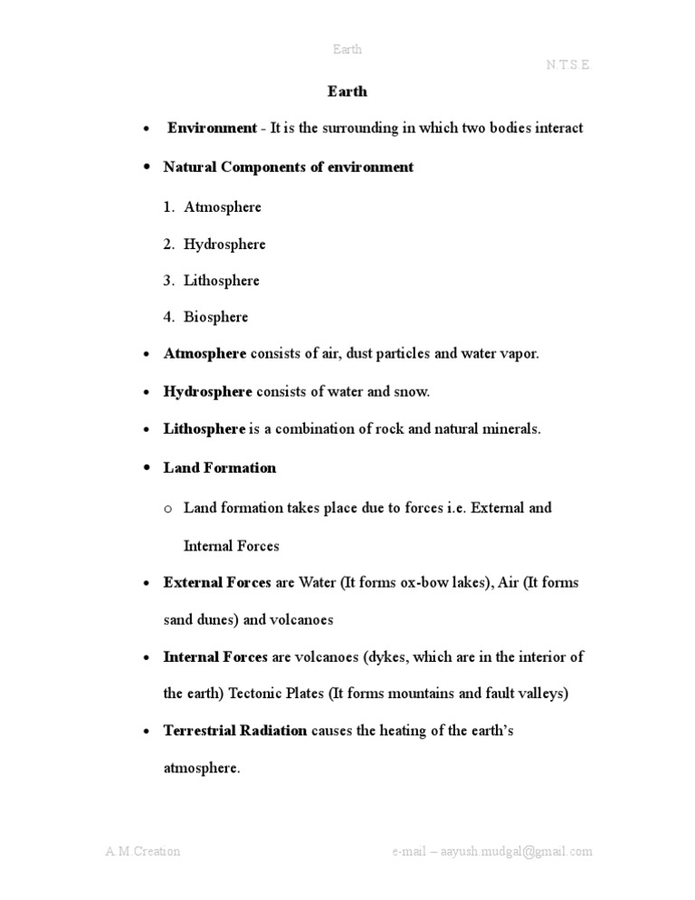 Earth | PDF | Science & Mathematics