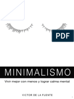 Minimalismo, Vivir Mejor Con Menos - Victor de La Fuente PDF