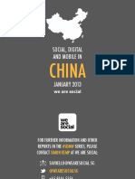 China: Social, Digital and Mobile in