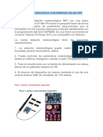 Estación Meteorológica Con Energía Solar Wifi
