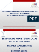 Semana Nacional de Ministerio Social 2017
