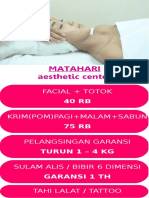 Matahari Aesthetic Center: Facial + Totok