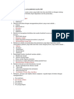 Latihan Soal Kimia Analisis Kualitatif