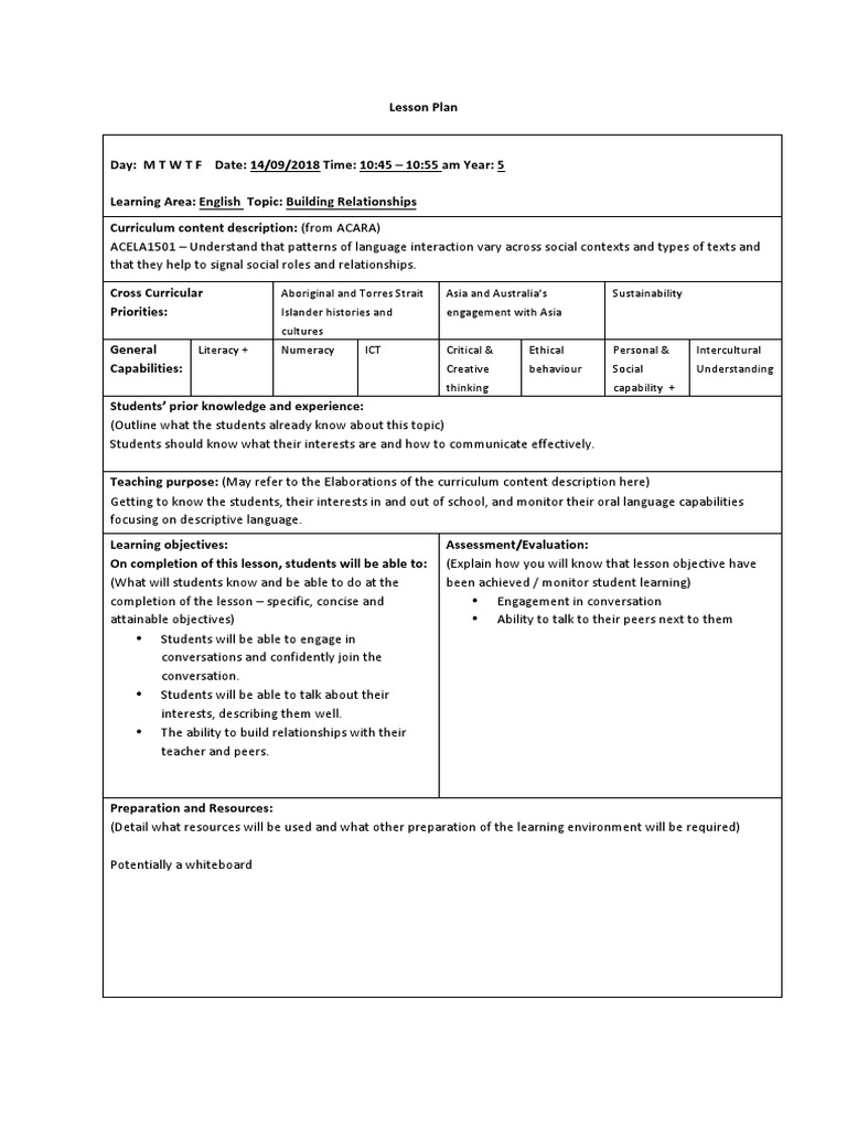 Simlab Lesson Plan | PDF | Curriculum | Lesson Plan