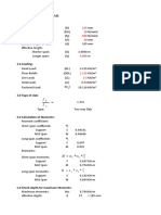 Design of Two Way Slab: 1.0 General Data