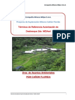 TDR Autorización de Desbosque.